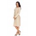 Khaki Women's Hand Knitted Sweater Dress